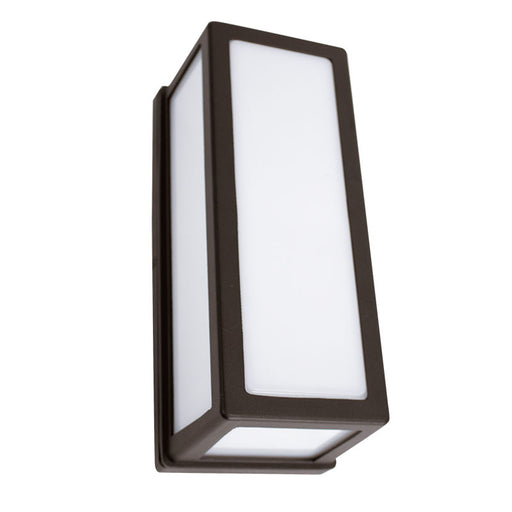 Westgate Manufacturing 10 Inch 15W IP65 Wall Sconce Die-Cast PC Lens 3000K/4000K/5000K Triac Dimming (LRS-P1-MCT-BR)