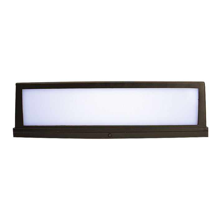 Westgate Manufacturing 15 Inch Selectable 30W/25W/20W IP65 Wall Sconce Die-Cast PC Lens 3000K/4000K/5000K Triac Dimming (LRS-P2-MCTP-BR)