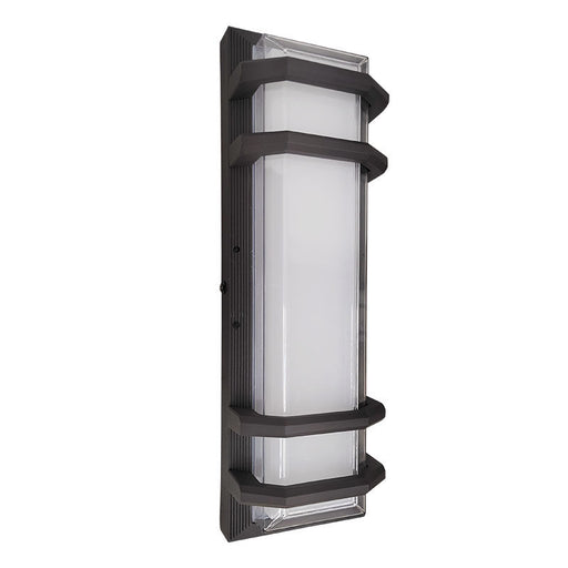 Westgate Manufacturing 16 Inch 20W Die-Cast Outdoor Wall Sconce PC Lens CCT Selectable 2700K/3000K/3500K/4000K/5000K Triac Or 120-277V 0-10V Dimming Oil Rubbed Bronze (LRS-T1-MCT5-DD-ORB)