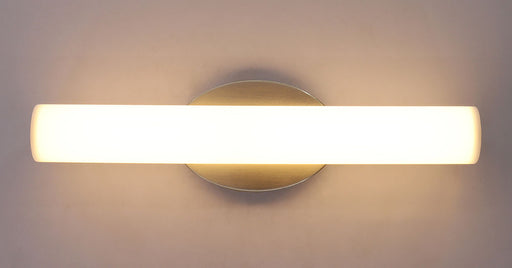 Westgate Manufacturing 18 Inch Architectural Vanity With Oval Base CCT Selectable 2700K/3000K/3500K/4000K/5000K 18W 1260Lm Brushed Nickel (LVO-18-MCT5-BN)