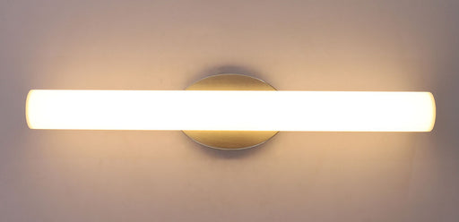 Westgate Manufacturing 24 Inch Architectural Vanity With Oval Base CCT Selectable 2700K/3000K/3500K/4000K/5000K 24W 1680Lm Brushed Nickel (LVO-24-MCT5-BN)