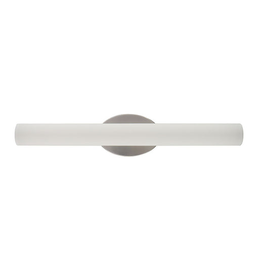 Westgate Manufacturing 24 Inch Architectural Vanity With Oval Base CCT Selectable 2700K/3000K/3500K/4000K/5000K 24W 1680Lm Brushed Nickel (LVO-24-MCT5-BN)