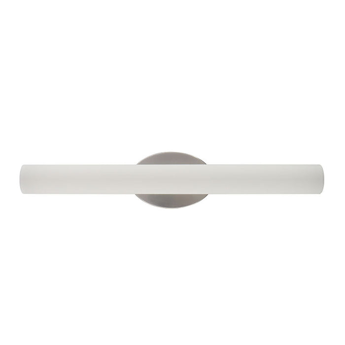 Westgate Manufacturing 24 Inch Architectural Vanity With Oval Base CCT Selectable 2700K/3000K/3500K/4000K/5000K 24W 1680Lm Brushed Nickel (LVO-24-MCT5-BN)