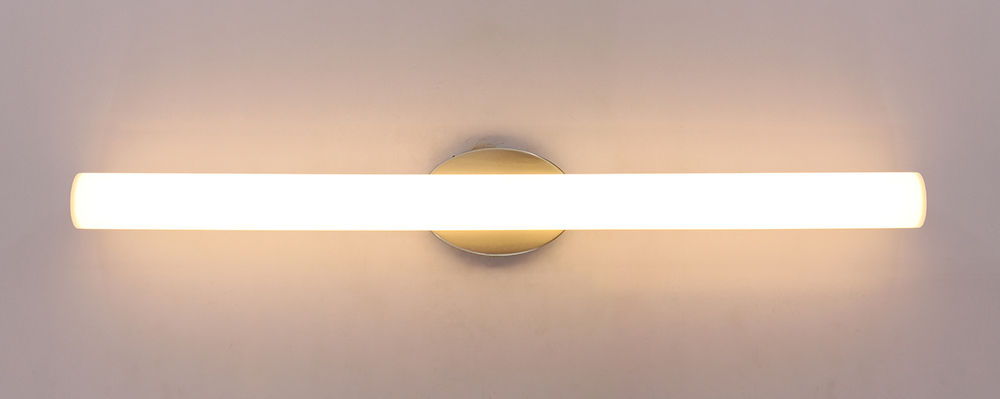 Westgate Manufacturing 36 Inch Architectural Vanity With Oval Base CCT Selectable 2700K/3000K/3500K/4000K/5000K 36W 2520Lm Brushed Nickel (LVO-36-MCT5-BN)