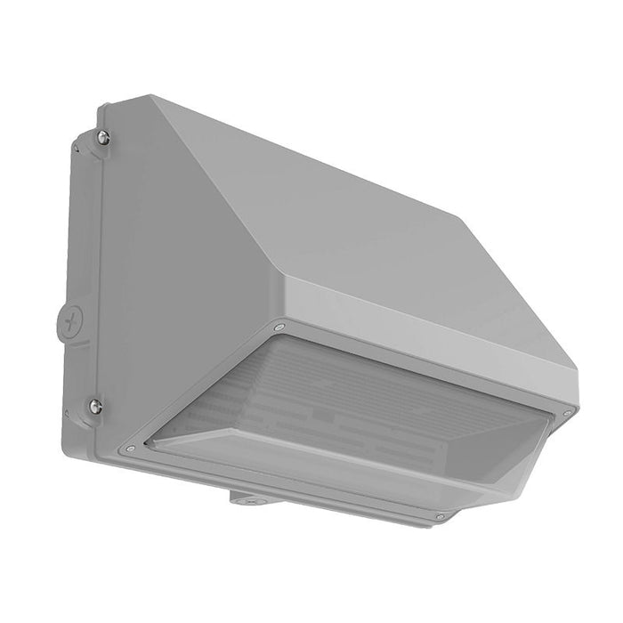 Westgate Manufacturing Max-Feature Cut-Off Wall Pack Wattage/CCT Selectable 40W/60W/80W 3000K/4000K/5000K 120-277V 70 CRI 0-10V Dimming Photocell Silver (LWPMAX-MD-40-80W-MCTPB-P-SIL)