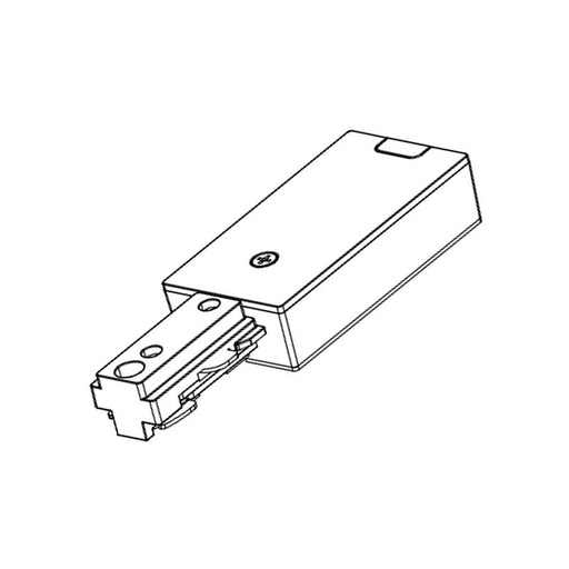 Westgate Manufacturing 3-Wire Track Live End White (TR-LE-WH)