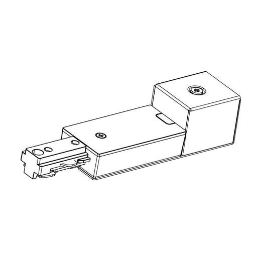 Westgate Manufacturing 3-Wire Track Conduit Connector White (TR-CCON-WH)