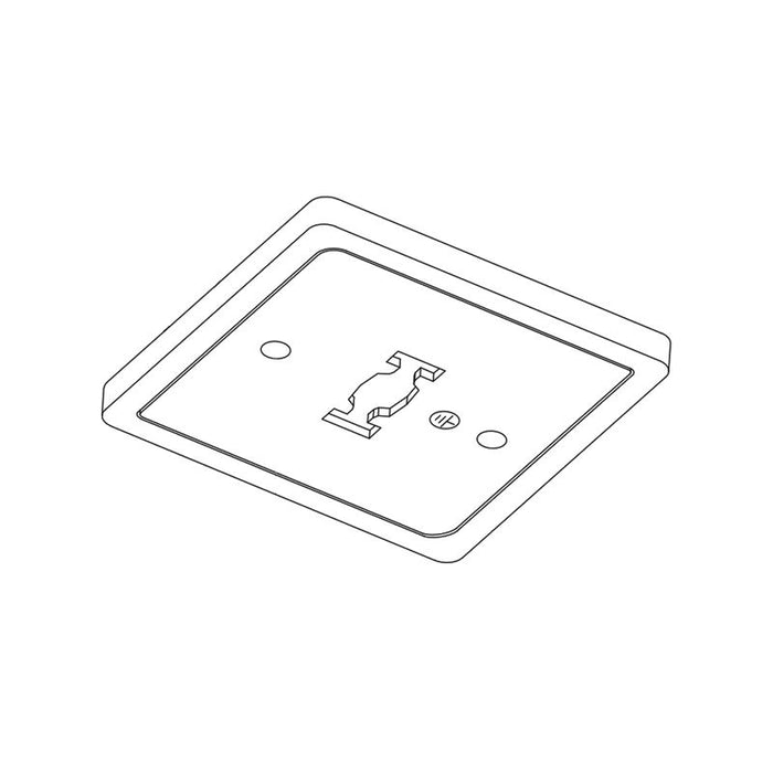 Westgate Manufacturing 3-Wire Track Mono Canopy Black (TR-MONC-BK)