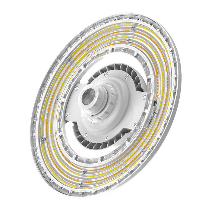 Westgate Manufacturing IP69 UFO High Bay Wattage/CCT Selectable 100W/120W/150W 3000K/4000K/5000K 0-10V Dimming 10Kv Sensor Ready (UHXF-100-150W-MCTP-SR)