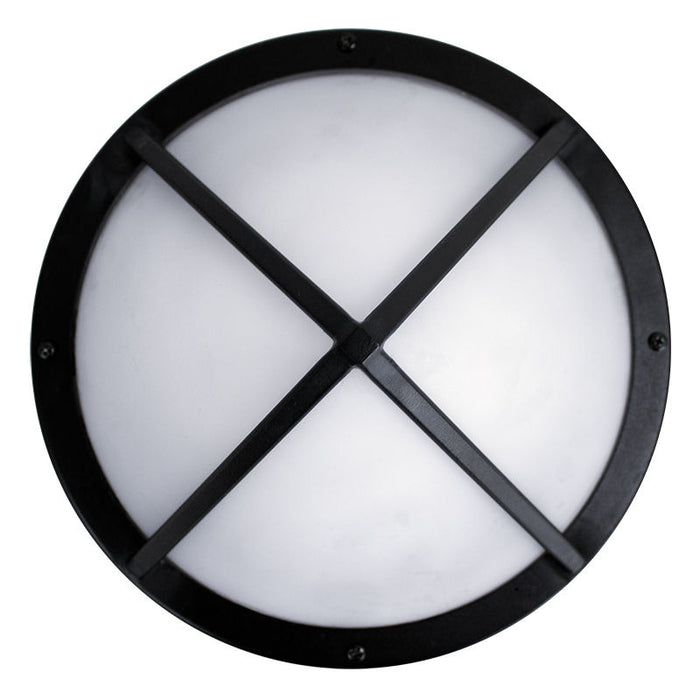 Westgate Manufacturing 9 Inch Diameter 12W Commercial-Grade IP65 Pier-Mount Light 3000K/4000K/5000K 120-277V (PML-R-MCT-BR)