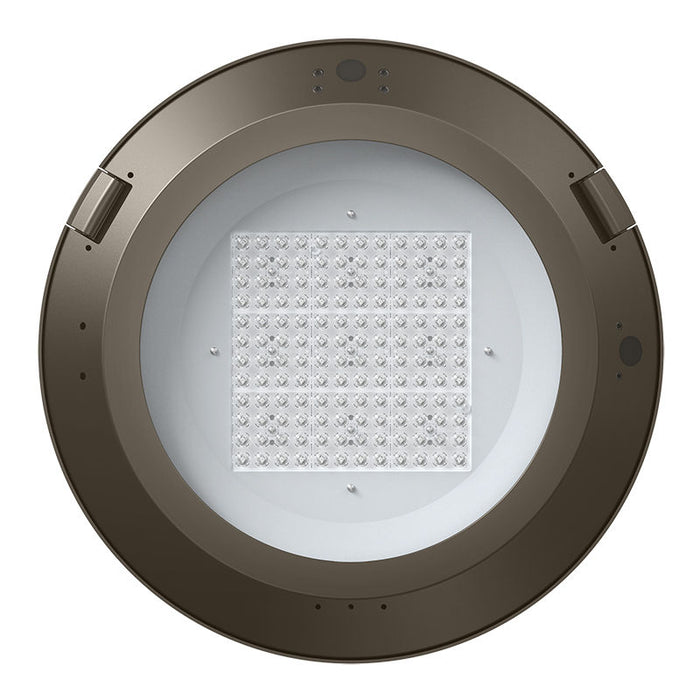 Westgate Manufacturing Architectural Garage Light Ceiling Or Stem Mount Wattage/CCT Selectable 18W/30W/45W/60W 3000K/4000K/5000K 120-277V 70 CRI 0-10V Bronze (GPX-18-60W-MCTP-GCP-BR)