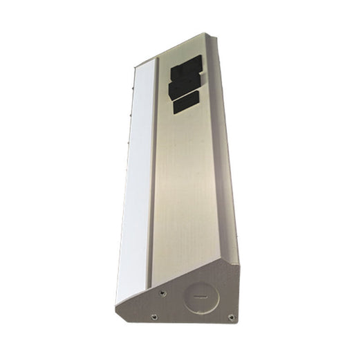 Westgate Manufacturing 18 Inch Angled 2-Receptacle Power Strip And Undercabinet Light 20A 600Lm 90 CRI CCT Selectable 2700K/3000K/3500K/4000K/5000K Brushed Nickel (PSAL-18-2R-MCT5-BN)