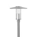 Westgate Manufacturing Top-Hat Garden Post-Top Wattage/CCT Selectable 12W/20W/30W/40W 3000K/4000K/5000K 2-3/8 Poles 85 Degree Beam Gray (GPH-12-40W-MCTP-GY)