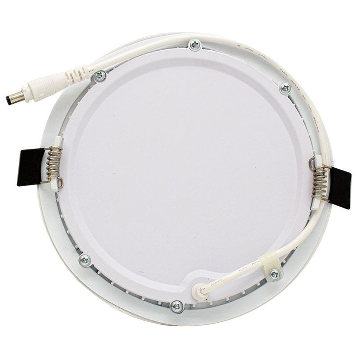 Westgate Manufacturing 120/277V 8 Inch Baffle Round Slim Panel Light 1900Lm CCT Selectable 2700K/3000K/3500K/4000K/5000K 90 CRI 0-10V ETL ES Ja8 (RSLC8-BF-MCT5)