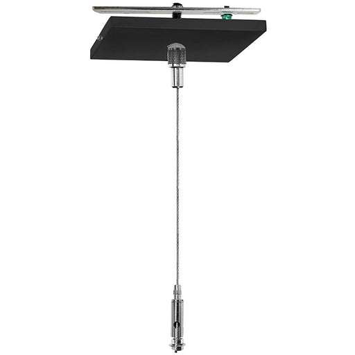 Westgate Manufacturing Adjustable 6 Foot 1/16 Inch Single Square Suspension Canopy Set Keyhole End Connector Non-Power Side Black (SCL-CSQ1-6FT-BK)