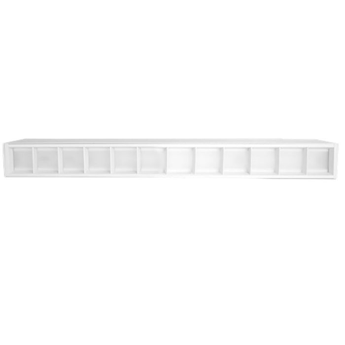 Westgate Manufacturing 2 Foot 20W LED 2 3/4 Inch Superior Architectural Seamless Linear Light/Louver Lens CCT Selectable 3000K/3500K/4000K/5000K 0-10V White (SCX-2FT-20W-MCT4-D-LUV-WH)