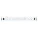 Westgate Manufacturing SCX LED Seamless Linear Light With White Louver Lens 10W CCT Selectable 3000K/3500K/4000K/5000K 120-277V 0-10V Dimming White (SCX-1FT-10W-MCT4-D-LUV-WH)