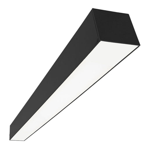 Westgate Manufacturing SCXT 1 Inch Wide 2 Foot Long Linear Light Wattage/CCT Selectable 10W/15W/20W 3000K/3500K/4000K 120-277V 0-10V Dimming Black (SCXT-2FT-10-20W-MCTP-D-FL-BK)