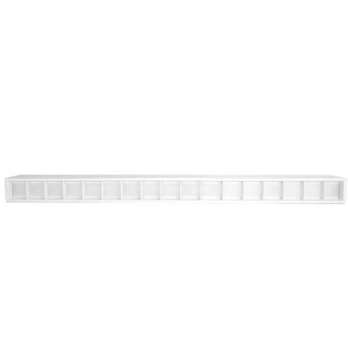 Westgate Manufacturing 3 Foot 30W LED 2 3/4 Inch Superior Architectural Seamless Linear Light/Louver Lens CCT Selectable 3000K/3500K/4000K/5000K 80 CRI 0-10V White (SCX-3FT-30W-MCT4-D-LUV-WH)