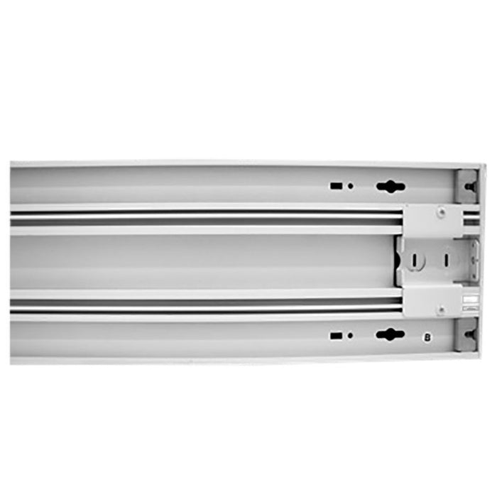 Westgate Manufacturing 4 Foot LED 6 Inch Superior Architectural Seamless Indirect Linear Light/ Louver Lens Selectable 40W/50W/60W 3000K/3500K/4000K/5000K 0-10V White (SCX6-4FT-40-60W-MCTP-LUV-WH)