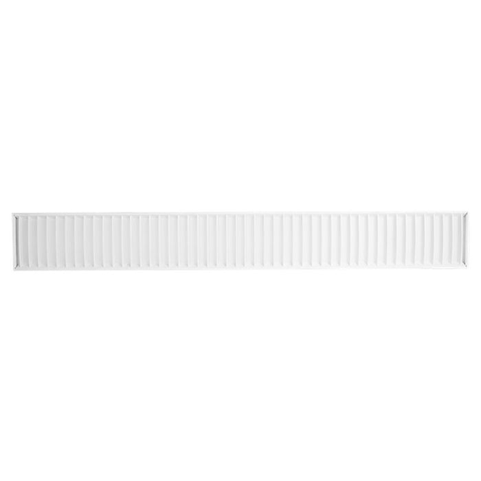 Westgate Manufacturing 4 Foot LED 6 Inch Superior Architectural Seamless Indirect Linear Light/ Louver Lens Selectable 40W/50W/60W 3000K/3500K/4000K/5000K 0-10V White (SCX6-4FT-40-60W-MCTP-LUV-WH)