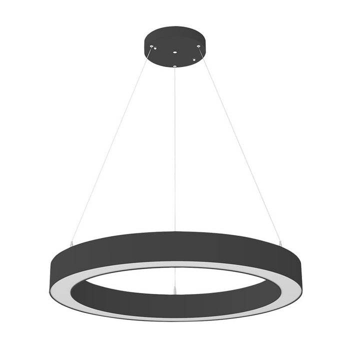 Westgate Manufacturing SCX 36 Inch Full Circle 10 Foot Chandelier Wattage/CCT Selectable 60W/70W80W 3000K/3500K/4000K/5000K Up/Down Controls Black (SCXCF-D36UD-MCTP4-BK)