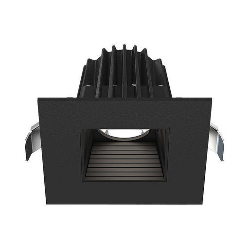 Westgate Manufacturing Snap-In 2 Inch Square Recess Light 9W CCT Selectable 2700K/3000K/3500K/4000K/5000K 600Lm 90 CRI Dimmable Smooth/Baffle Black (SDL2S-SB-MCT5-BK)