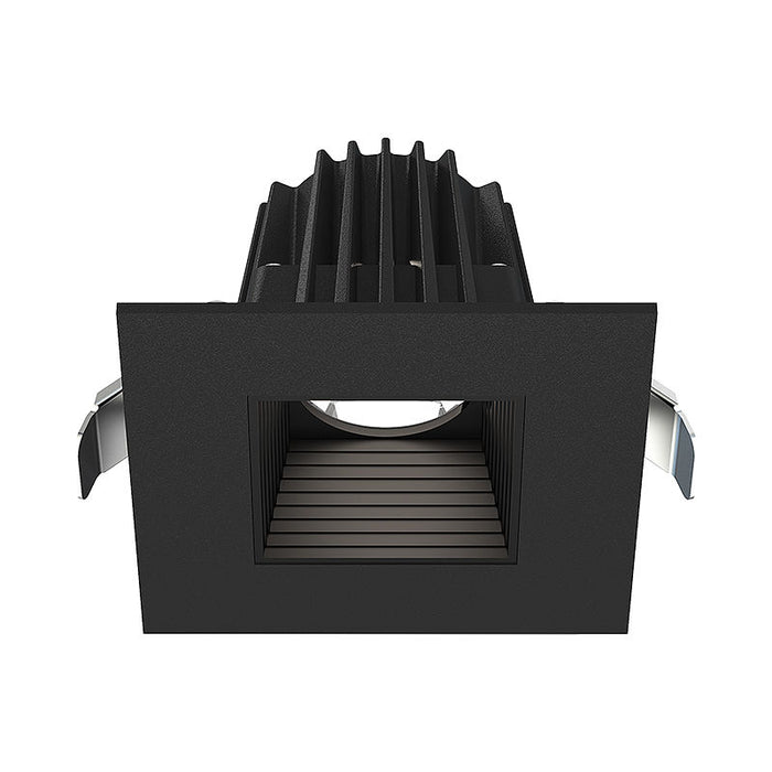 Westgate Manufacturing Snap-In 2 Inch Square Recess Light 9W CCT Selectable 2700K/3000K/3500K/4000K/5000K 600Lm 90 CRI Dimmable Smooth/Baffle Black (SDL2S-SB-MCT5-BK)