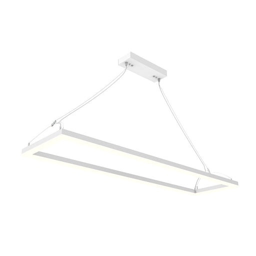 Westgate Manufacturing Suspended Frame Fixture 1X4 Wattage/CCT Selectable 40W/50W/60W 3000K/3500K/4000K 0-10V Dimming 7000Lm (SFL-4FT-60W-MCTP)