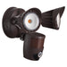 Westgate Manufacturing 2-Head 20W CCT Selectable 3000K/4000K/5000K Security Light With Camera WG App Bronze (SL-20W-MCT-BR-CAM)