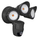 Westgate Manufacturing 3-Head 30W CCT Selectable 3000K/4000K/5000K Security Light With Camera WG App Black (SL-30W-MCT-BK-CAM)
