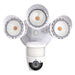 Westgate Manufacturing 3-Head 30W CCT Selectable 3000K/4000K/5000K Security Light With Camera WG App White (SL-30W-MCT-WH-CAM)