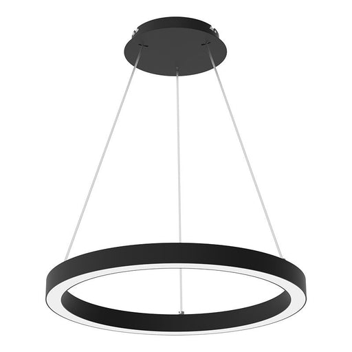 Westgate Manufacturing Round LED Chandelier 60W Up 60W Down Wattage/CCT Selectable 80W/120W 3000K/3500K/4000K 0-10V Dimming Black (SRC-D36UD-MCTP-BK)