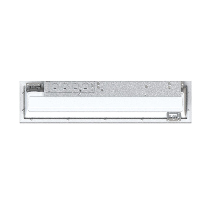 Westgate Manufacturing 4 Foot 4 Inch Slot Recessed Linear Light Wattage/CCT Selectable 20W/30W/40W 3000K/4000K/5000K 120-277V 0-10V Dimming White (SRL4-4FT-MCTP)