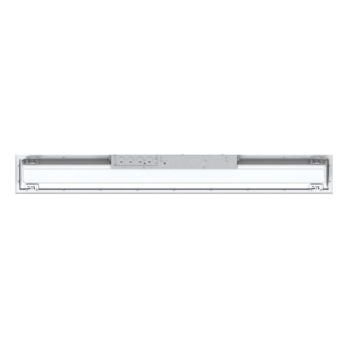 Westgate Manufacturing 4 Foot 6 Inch Slot Recessed Linear Light Wattage/CCT Selectable 20W/30W/40W 3000K/4000K/5000K 120-277V 0-10V (SRL6-4FT-MCTP)