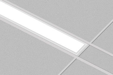 Westgate Manufacturing 4 Foot 6 Inch Slot Recessed Linear Light Wattage/CCT Selectable 20W/30W/40W 3000K/4000K/5000K 120-277V 0-10V (SRL6-4FT-MCTP)