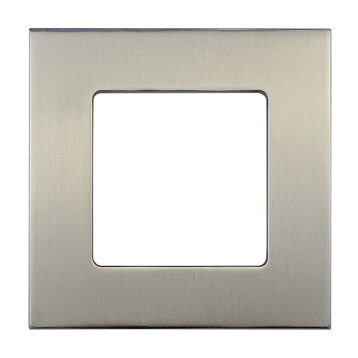 Westgate Manufacturing 4 Inch Square Trim For SSL4RB Brushed Nickel (SSLRB4-TRM-BN)