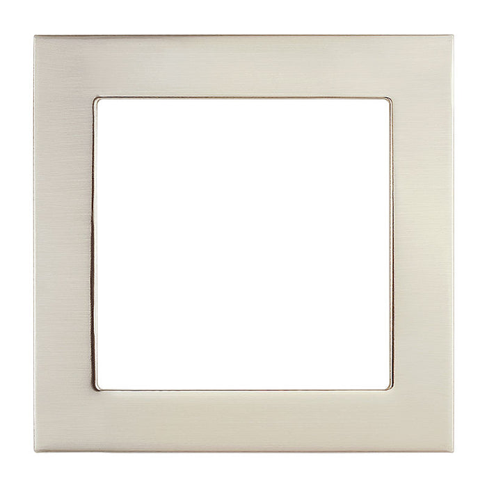 Westgate Manufacturing 6 Inch Square Trim For SSL6RB Brushed Nickel (SSLRB6-TRM-BN)