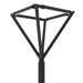Westgate Manufacturing Tree Of Light Post Top Quad-Arm 4 Light Bars 100W CCT Selectable 3000K/4000K/5000K Black (TOL-A4-4L-BK)