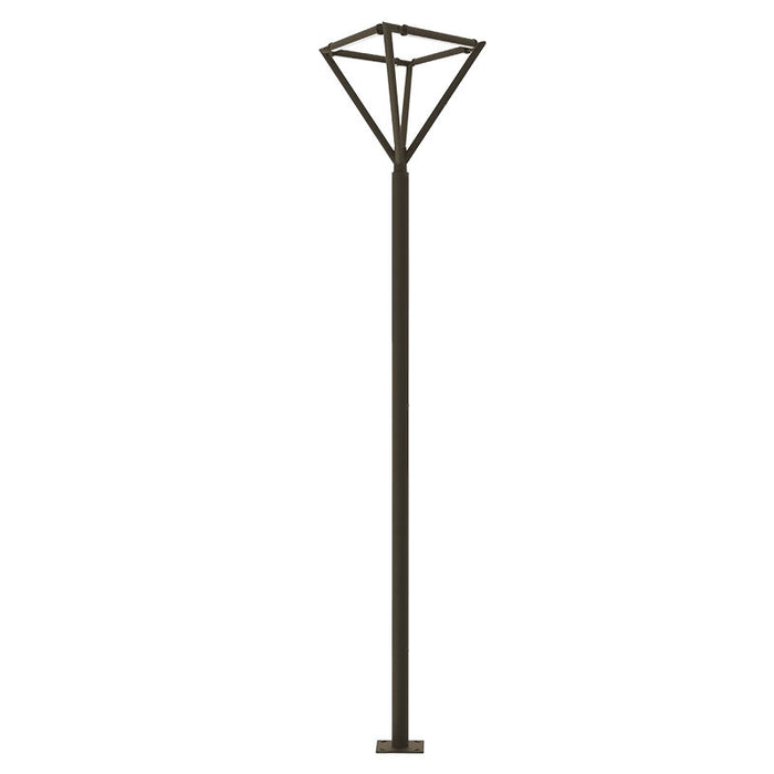 Westgate Manufacturing Tree Of Light Post Top Quad-Arm 4 Light Bars 100W CCT Selectable 3000K/4000K/5000K Bronze (TOL-A4-4L-BR)