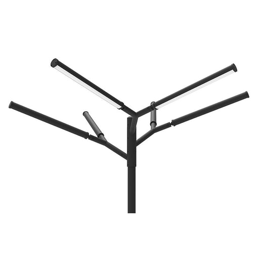 Westgate Manufacturing Tree Of Light A Natural Designer Light Structure For Open Areas 150W CCT Selectable 3000K/4000K/5000K 100-277V Black (TOL-KINGS-BK)