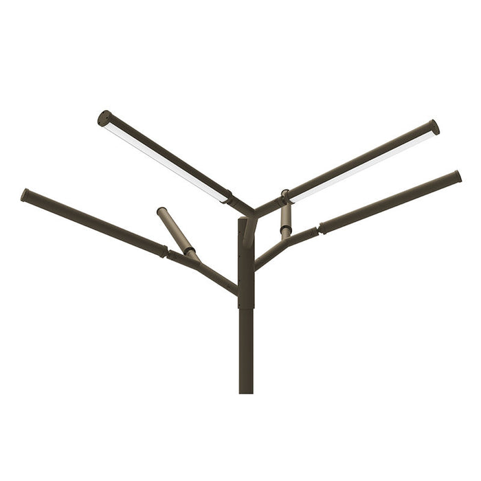 Westgate Manufacturing Tree Of Light A Natural Designer Light Structure For Open Areas 150W CCT Selectable 3000K/4000K/5000K 100-277V Bronze (TOL-KINGS-BR)