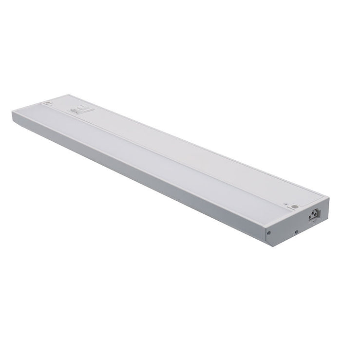 Westgate Manufacturing 18 Inch Builder Series Under Cabinet Light 8W CCT Selectable 2700K/3000K/3500K/4000K/5000K 90 CRI Hardwire End-To-End Connect White (UCE-18-WHT)