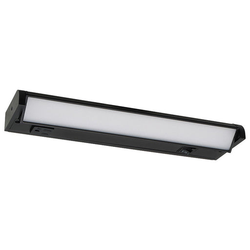 Westgate Manufacturing 12 Inch 5W Swivel Under Cabinet Light CCT Selectable 2700K/3000K/3500K/400K/5000K With 1 Receptacle Black (UCR-12-BK)
