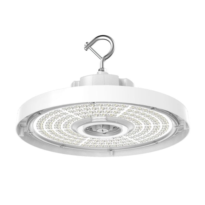 Westgate Manufacturing Max-Feature LED UFO High Bay Wattage/CCT Selectable 70W/110W/150W 3000K/4000K/5000K Adjustable Beam Angle 60/80/100 Degree Sensor-Ready White (UHXMAX-70-150W-MCTPB-SR-WH)