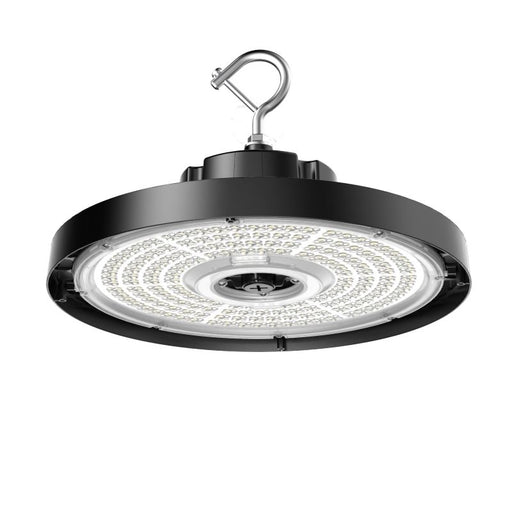 Westgate Manufacturing Max-Feature LED UFO High Bay Wattage/CCT Selectable 180W/200W/240W 3000K/4000K/5000K Adjustable Beam Angle 60/80/100 Degree Sensor-Ready Black (UHXMAX-180-240W-MCTPB-SR)