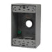 Westgate Manufacturing Electrical Box 3/4 Inch Trade Size 3 Outlet Holes 18.3 Cubic Inch (W1B75-3)