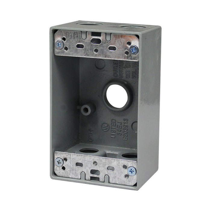 Westgate Manufacturing Electrical Box 1/2 Inch Trade Size 4 Outlet Holes 18.3 Cubic Inch (W1B50-4)