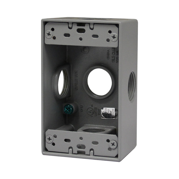 Westgate Manufacturing Electrical Box 3/4 Inch Trade Size 5 Outlet Holes 18.3 Cubic Inch (W1B75-5)