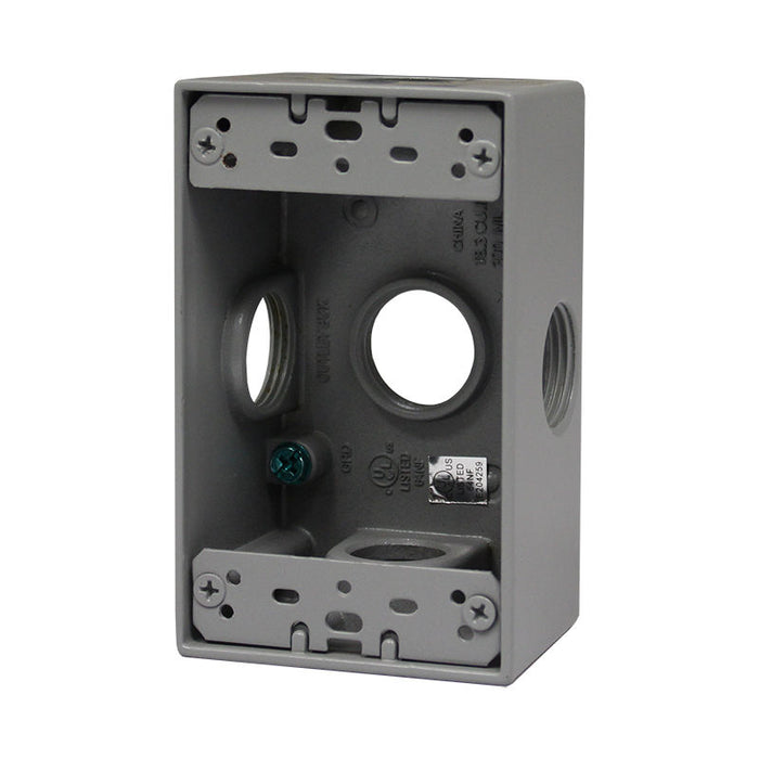 Westgate Manufacturing Electrical Box 1/2 Inch Trade Size 5 Outlet Holes 18.3 Cubic Inch (W1B50-5X)